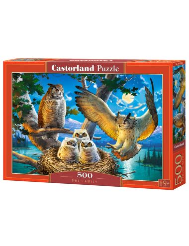 Castorland OWL FAMILY  500 ΚΟΜΜΑΤΙΑ B-53322