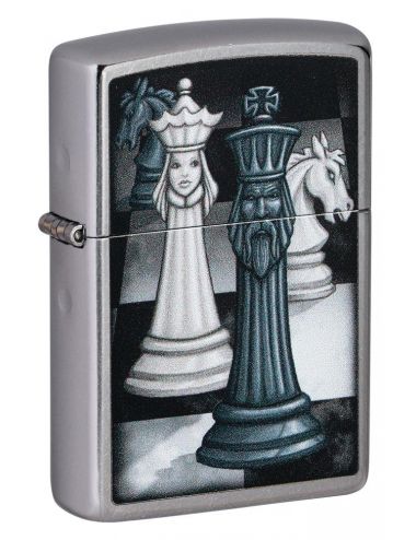 Zippo Αναπτήρας Λαδιού Αντιανεμικός Chess Game Design 49601
