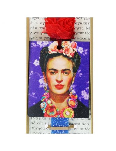 Λαμπάδα Frida Kahlo - Μπλε LA20134D